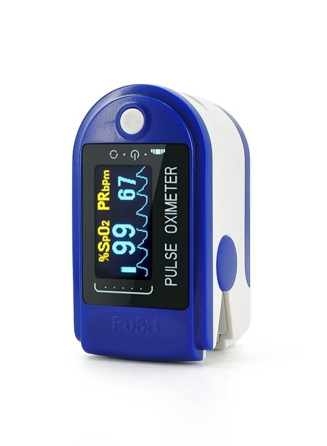 Pulse Oximeter Finger Pulse Oximeter with OLED Display - Blood Oxygen Saturation & Heart Rate Monitor for Adults & Children - Image 2